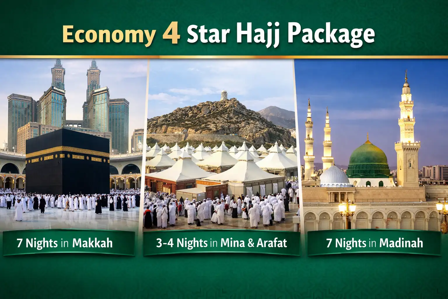 Economy 4 Star Hajj package 1